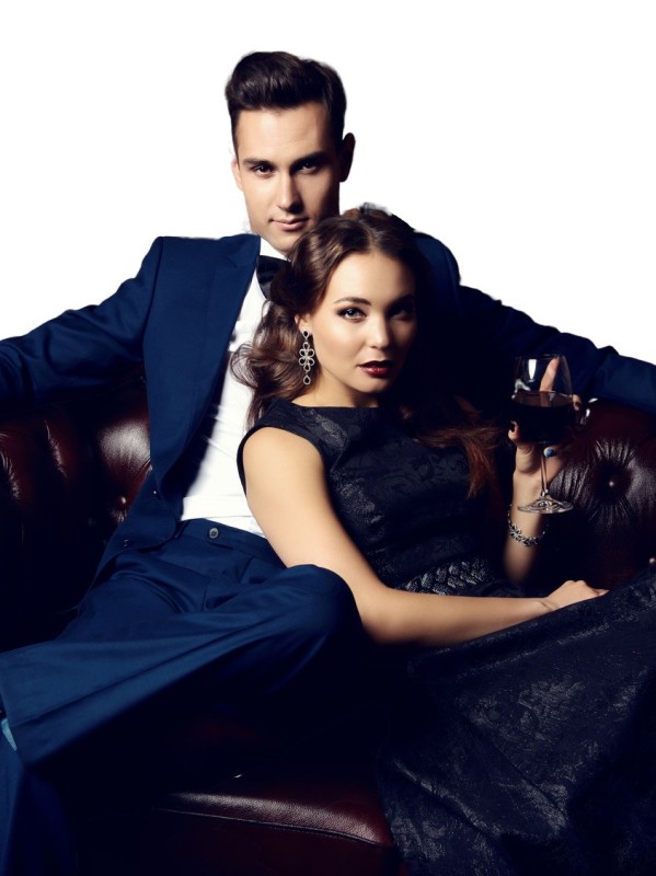 Granatowy garnitur MEDIOLAN szyty na miarę