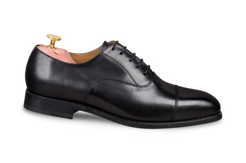 Czarne OXFORDY - Goodyear Welted