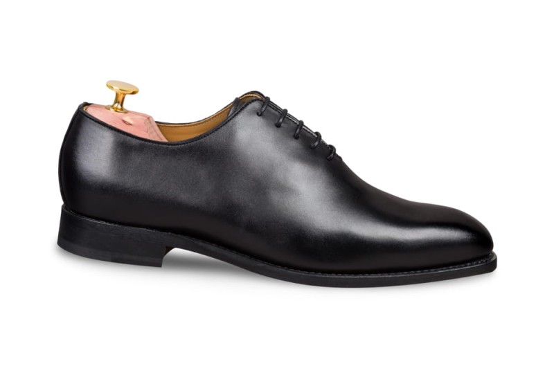 Czarne LOTNIKI WHOLECUT - Goodyear Welted