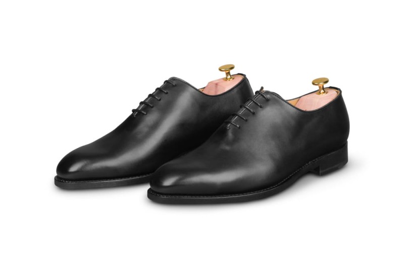 Czarne LOTNIKI WHOLECUT - Goodyear Welted