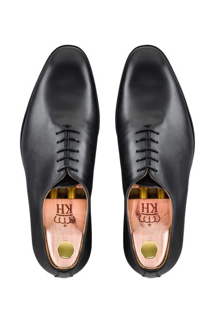 Czarne LOTNIKI WHOLECUT - Goodyear Welted