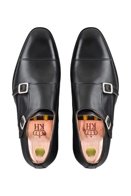 Czarne MONKI - Goodyear Welted