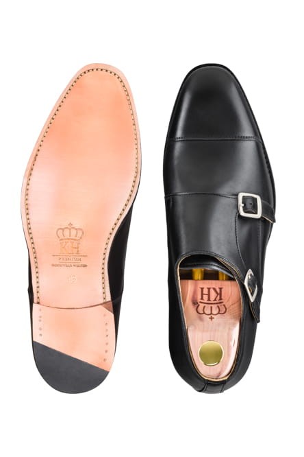Czarne MONKI - Goodyear Welted