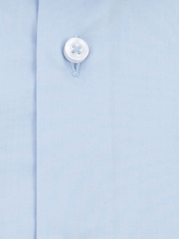 Niebieska koszula męska szyta na miarę